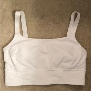 White lululemon sports bra - size 8